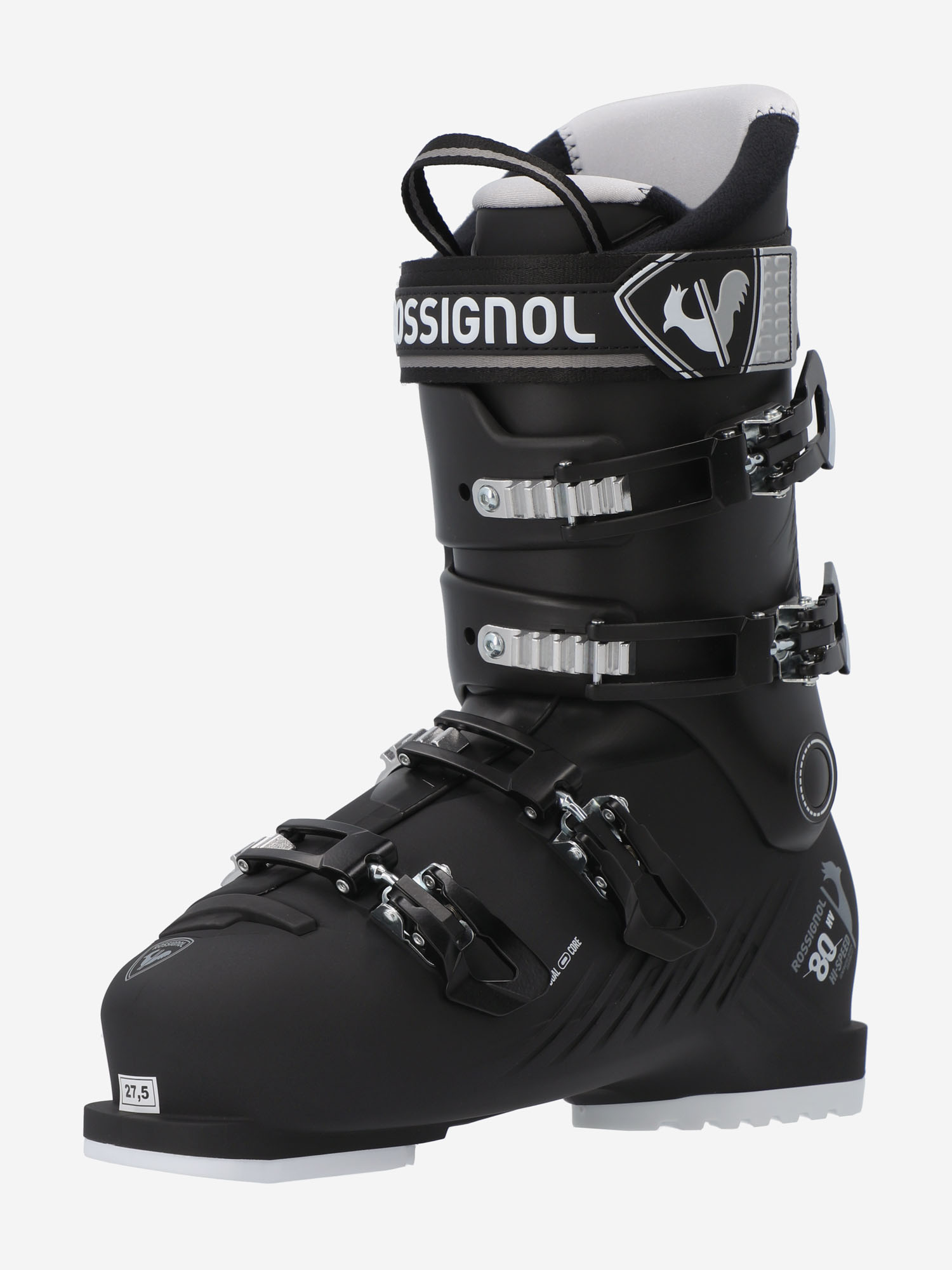 фото Ботинки горнолыжные rossignol hispeed 80 hv, черный