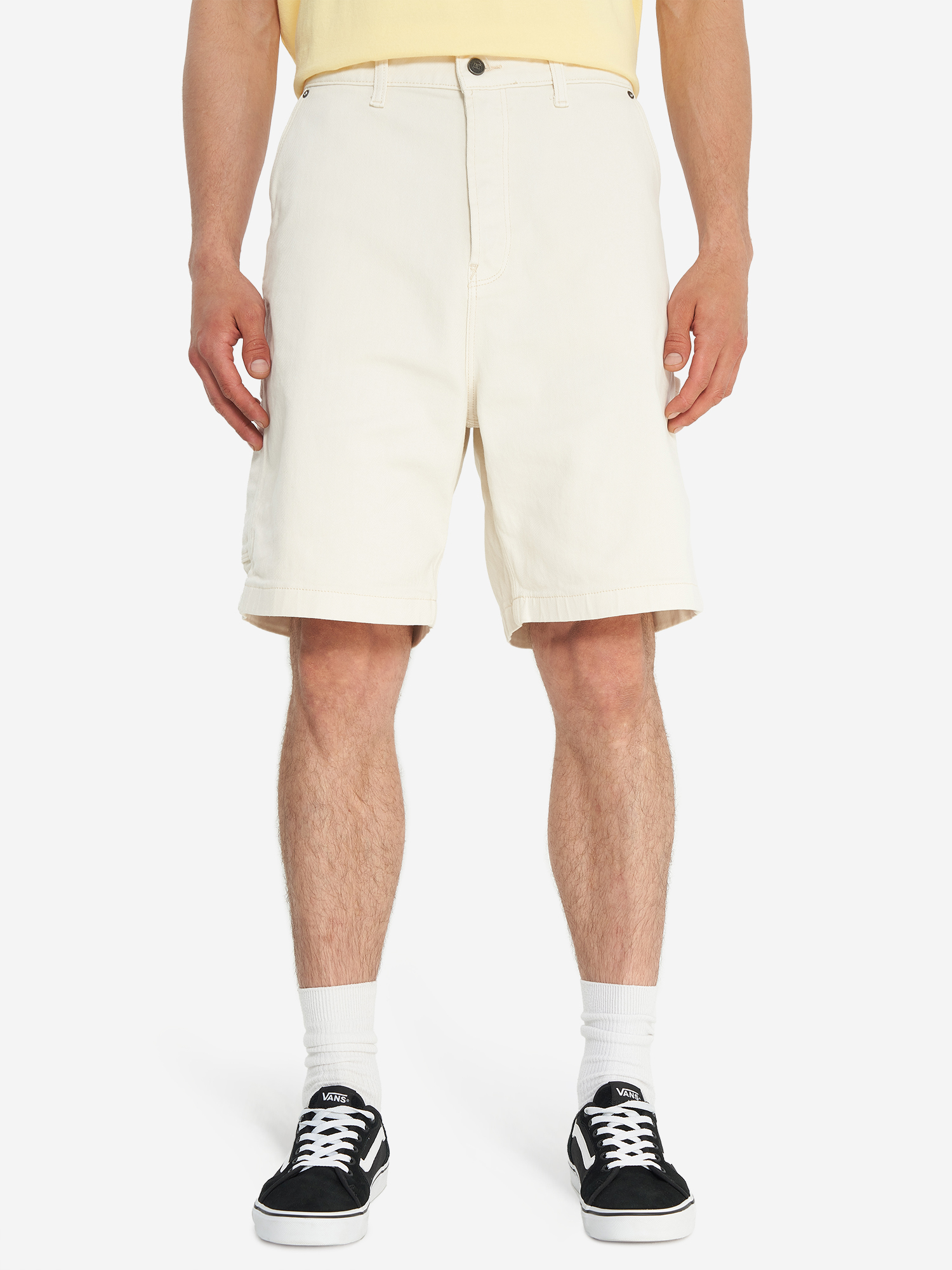 фото Шорты мужские оверсайз dc shoes carpenter baggy, бежевый