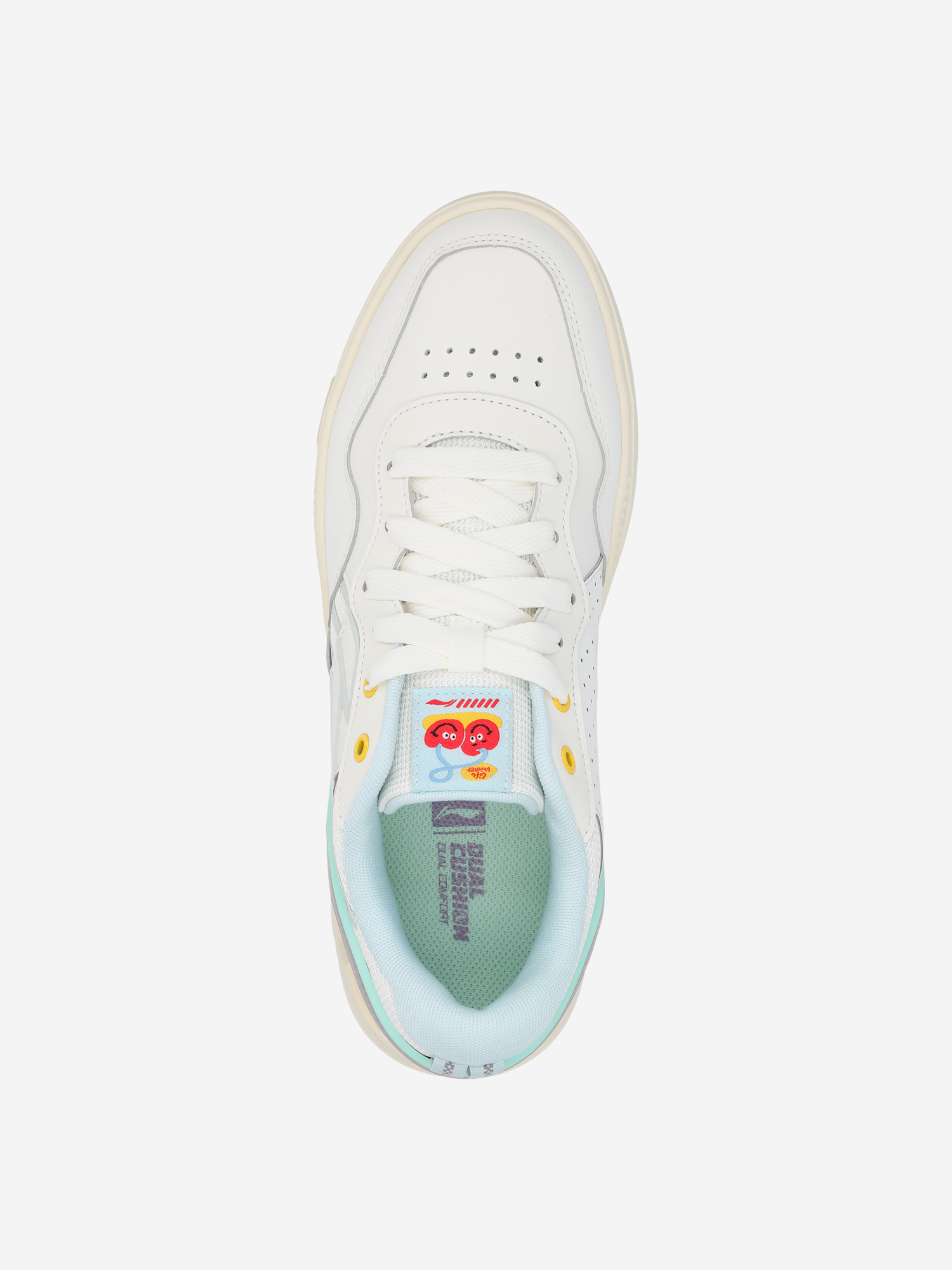 фото Кроссовки женские li-ning common 80 s, бежевый