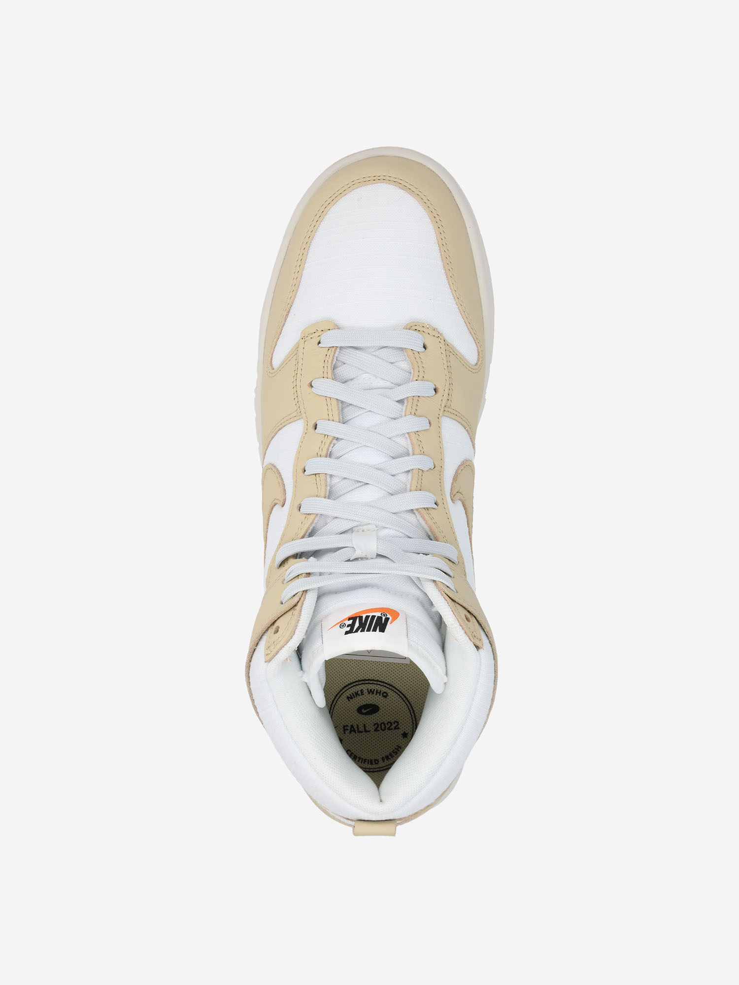 фото Кеды nike dunk high lx, бежевый