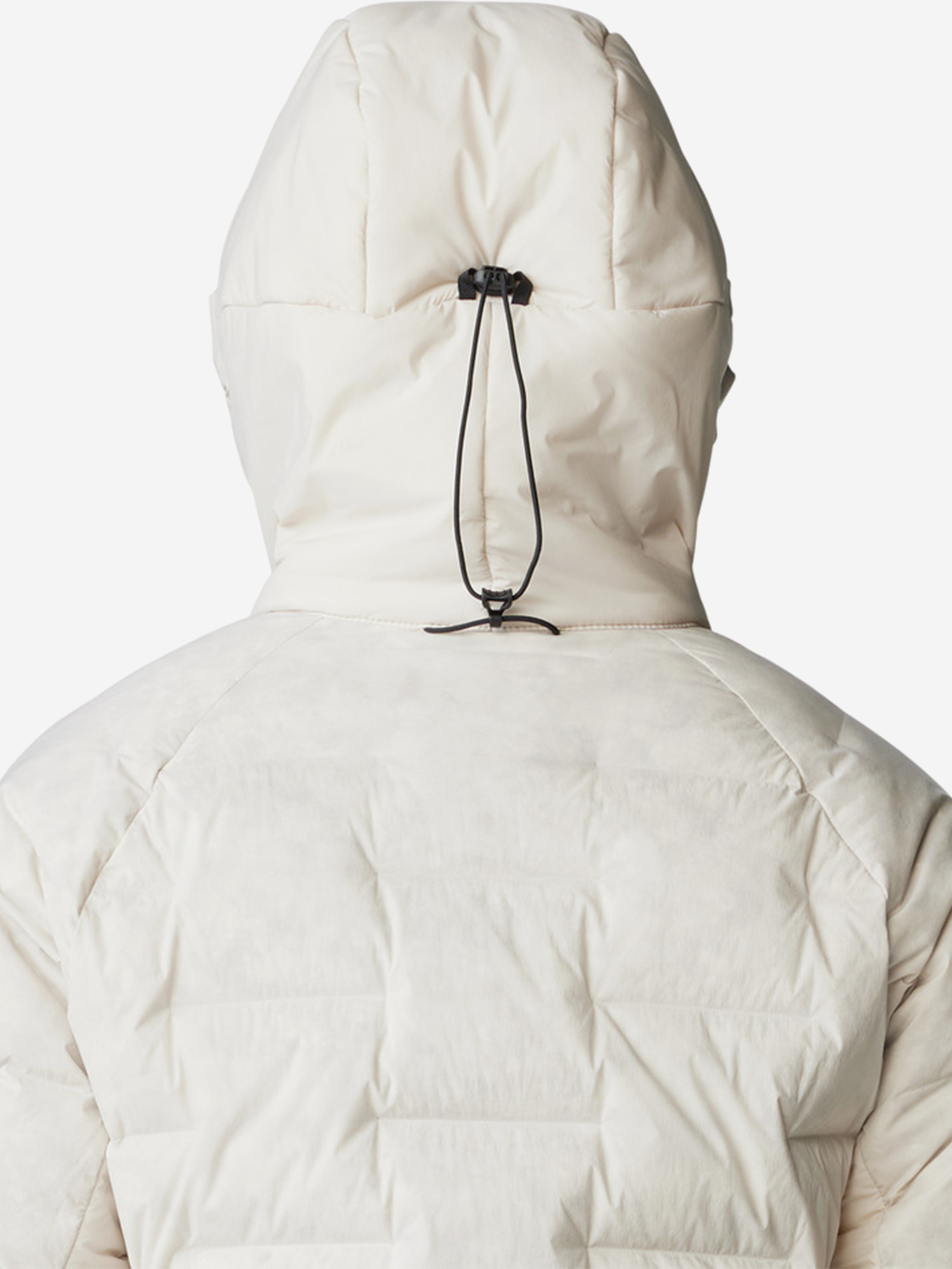 фото Пуховик женский mountain hardwear stretchdown, бежевый