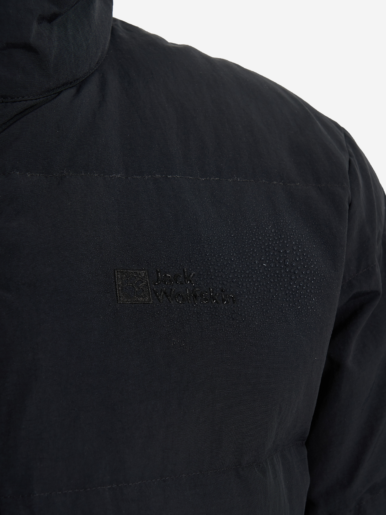 фото Пуховик мужской jack wolfskin nordlicht, черный