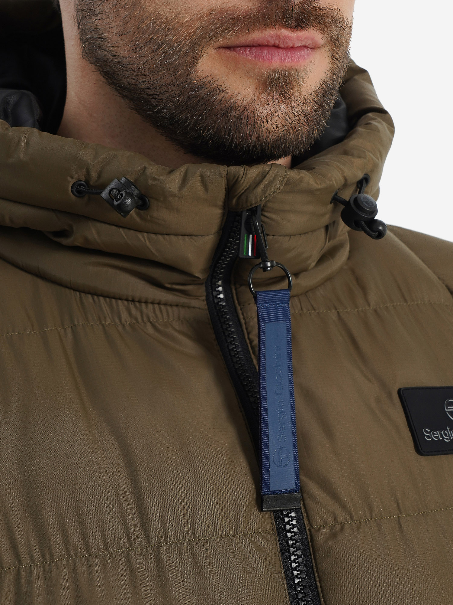 фото Куртка утепленная мужская sergio tacchini rob, зеленый