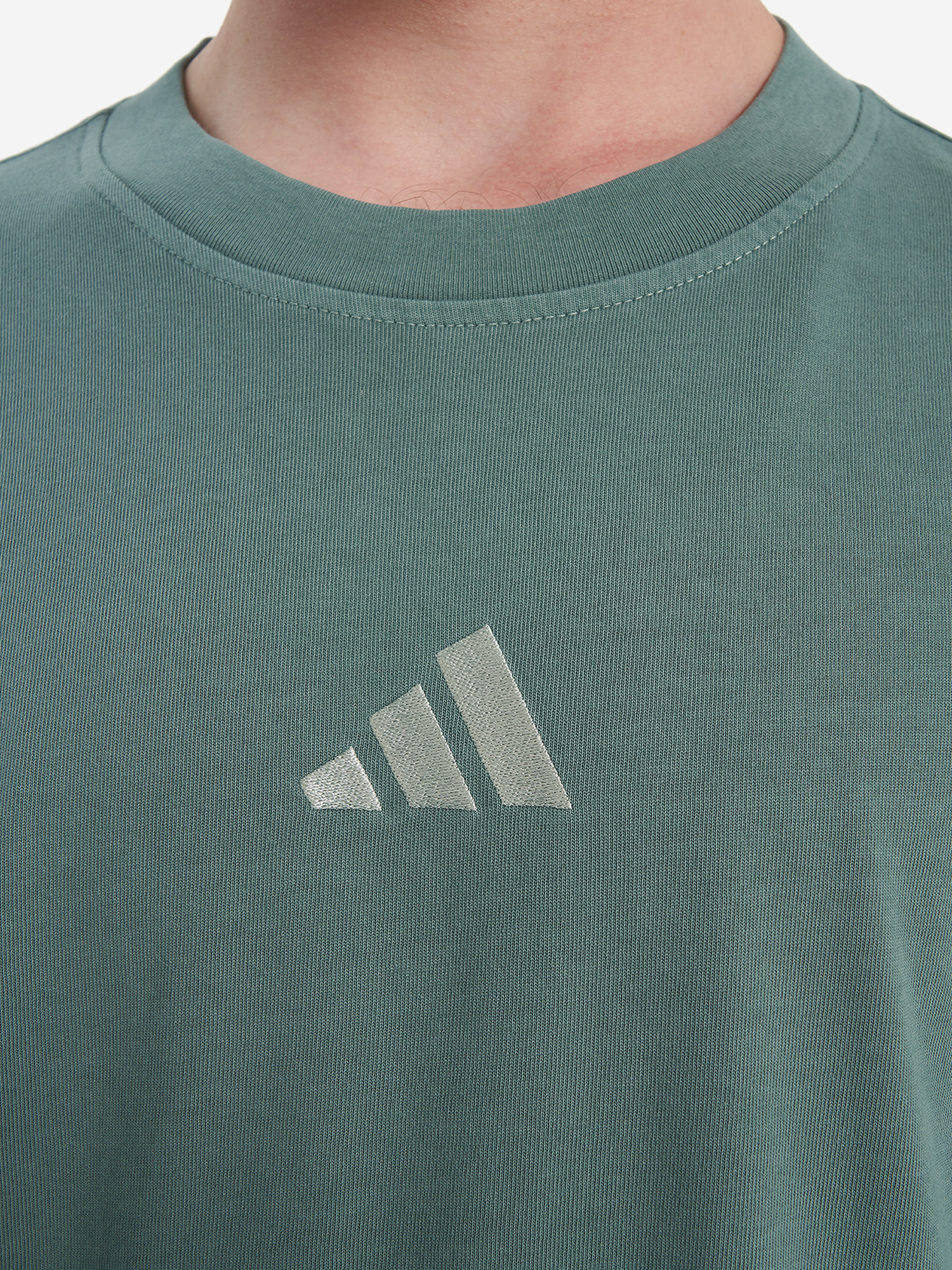 фото Футболка мужская adidas, зеленый