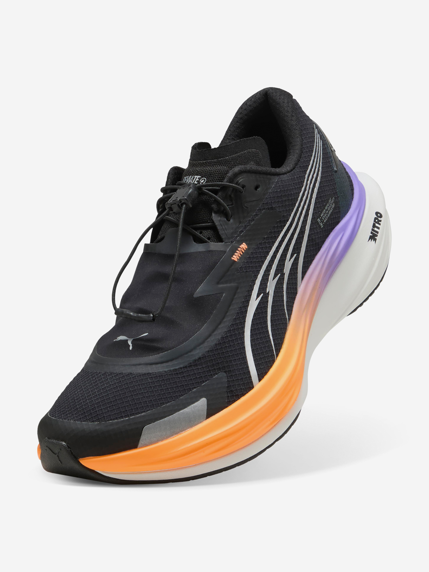 фото Кроссовки мужские puma deviate nitro 3 wtr+, черный