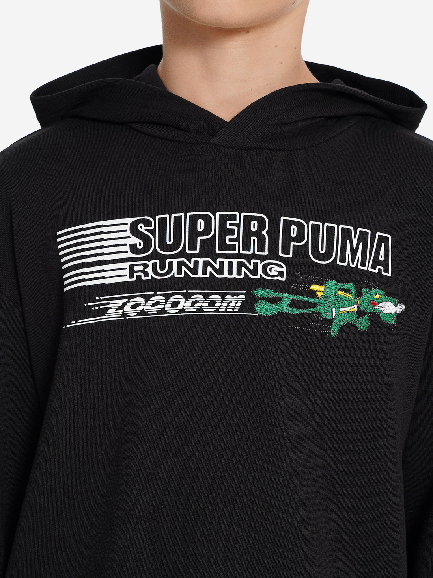 фото Худи для мальчиков puma super, черный