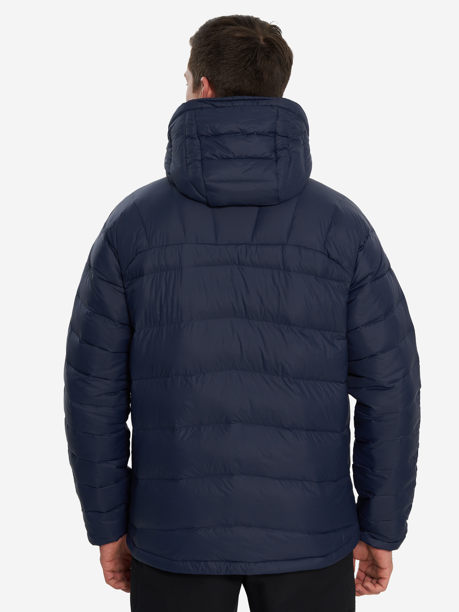 фото Пуховик мужской columbia centennial creek iii down hooded jacket, синий