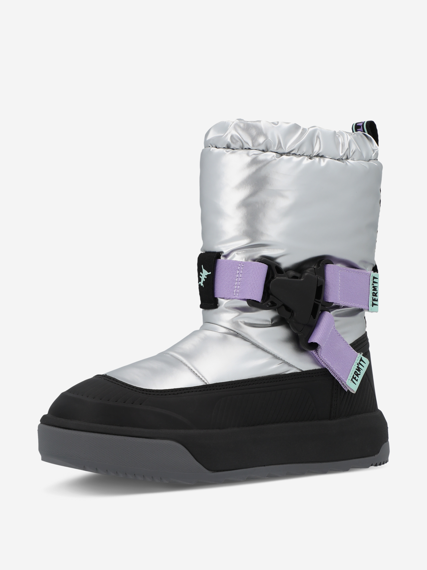 фото Сапоги утепленные для девочек termit winter pro high jr ny, серебряный