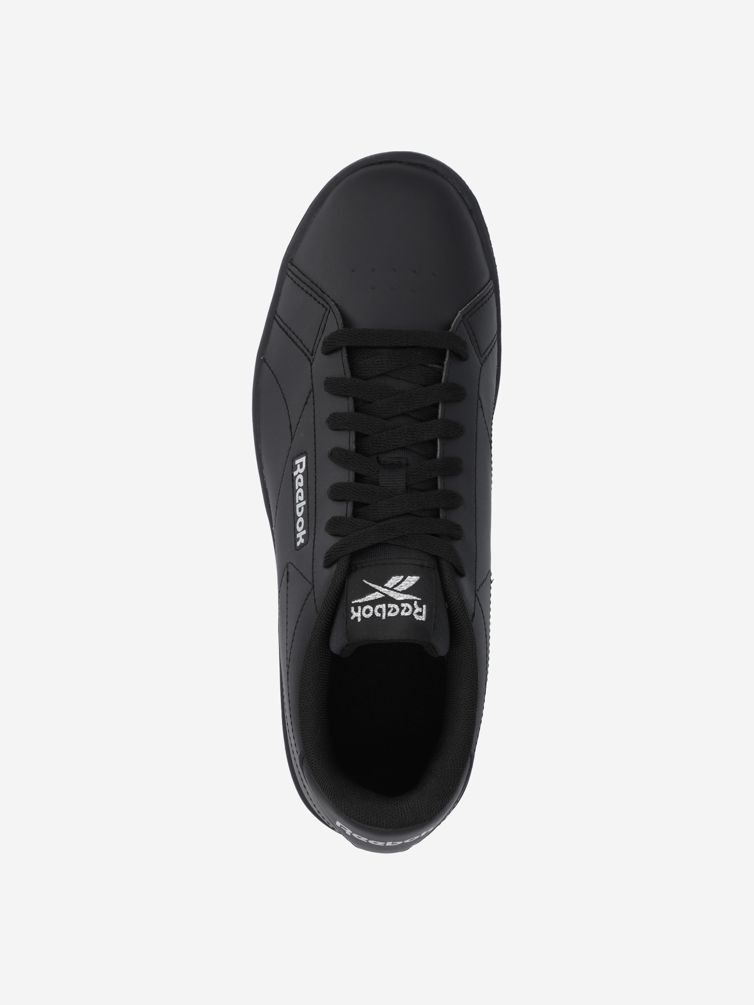 фото Кеды женские reebok court clean, черный
