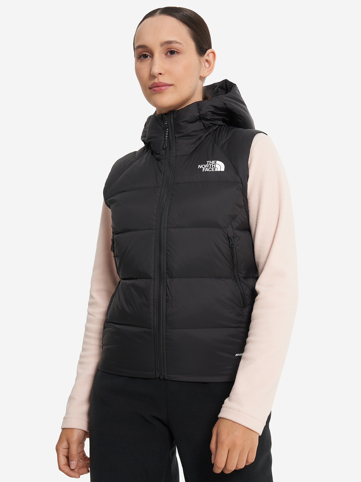 фото Жилет пуховый женский the north face hyalite vest, черный