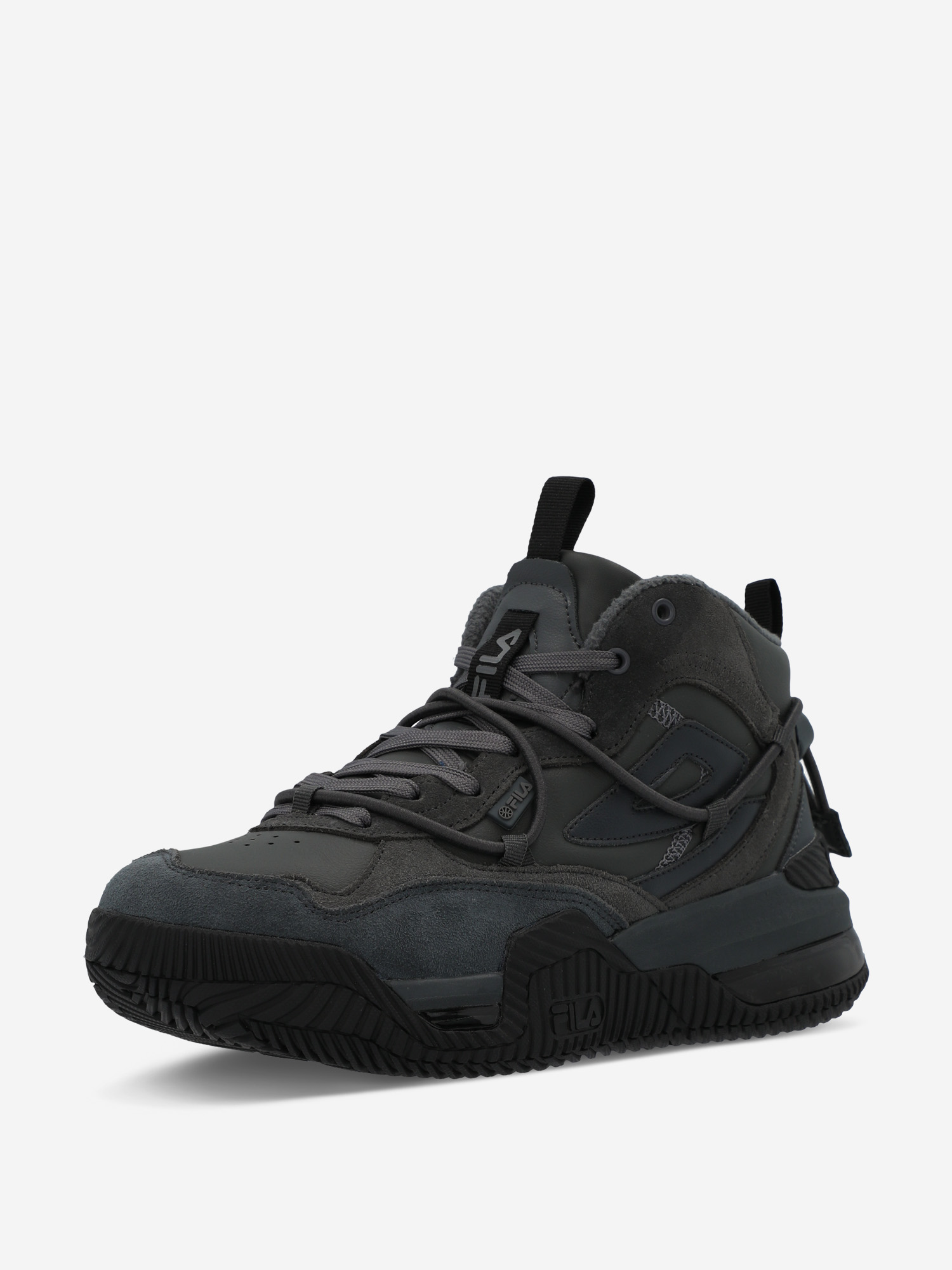 фото Кроссовки утепленные мужские fila wade mid, серый