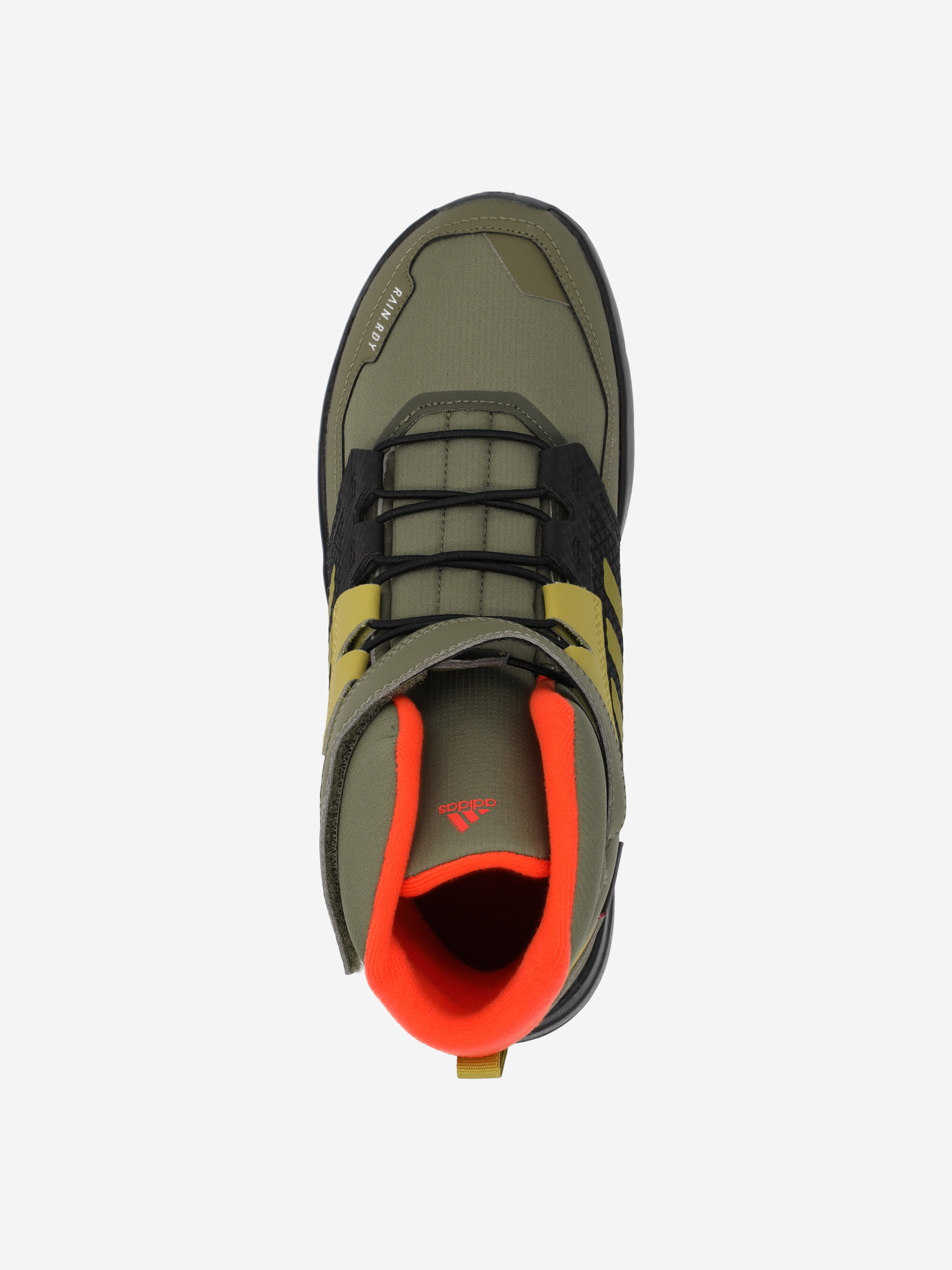 фото Ботинки утепленные для мальчиков adidas terrex trailmaker high c.rdy k, зеленый