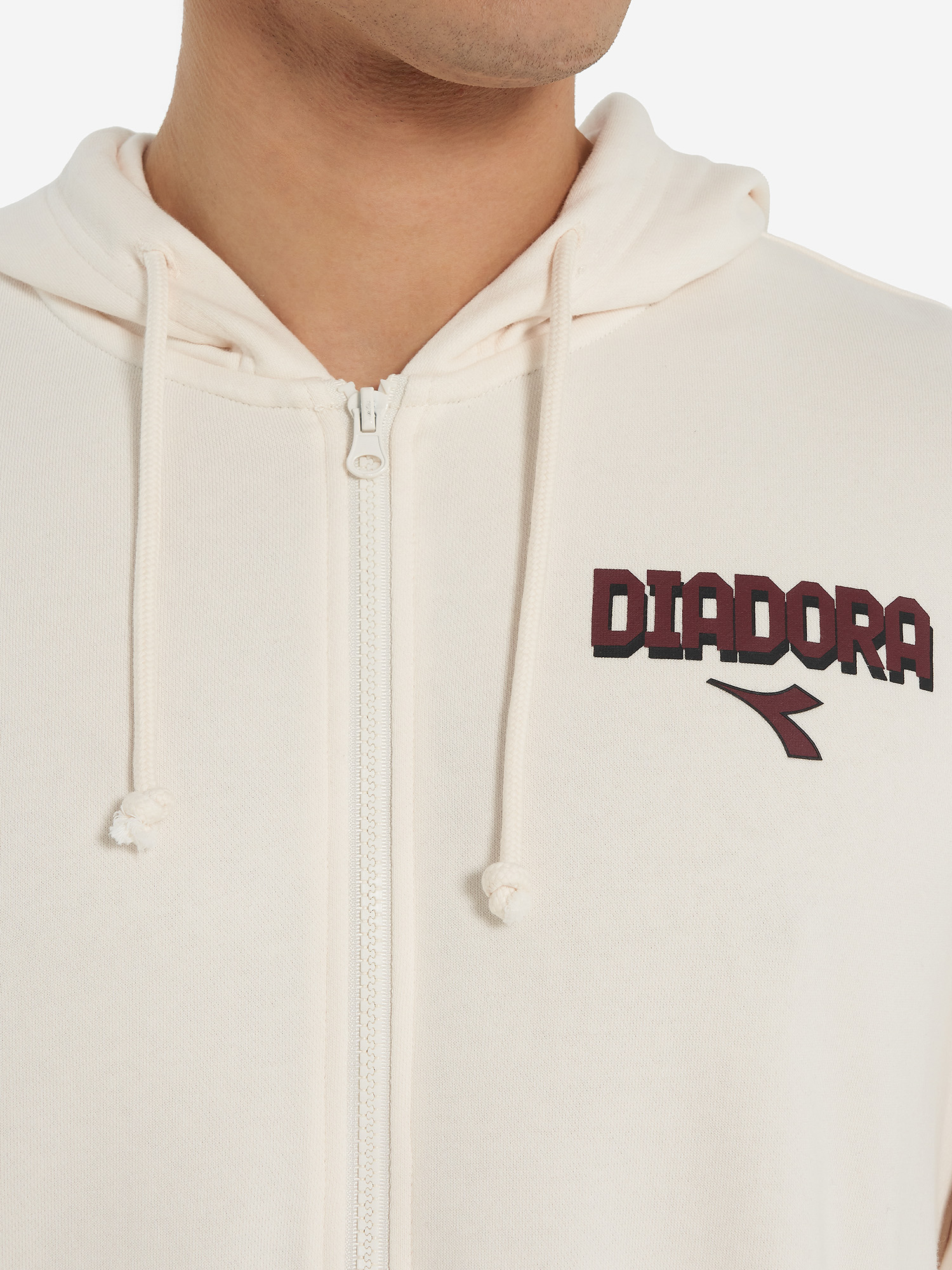 фото Толстовка мужская diadora, бежевый