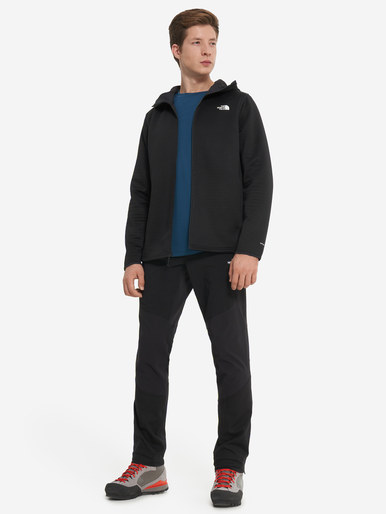 фото Толстовка мужская the north face vertical thermal, черный