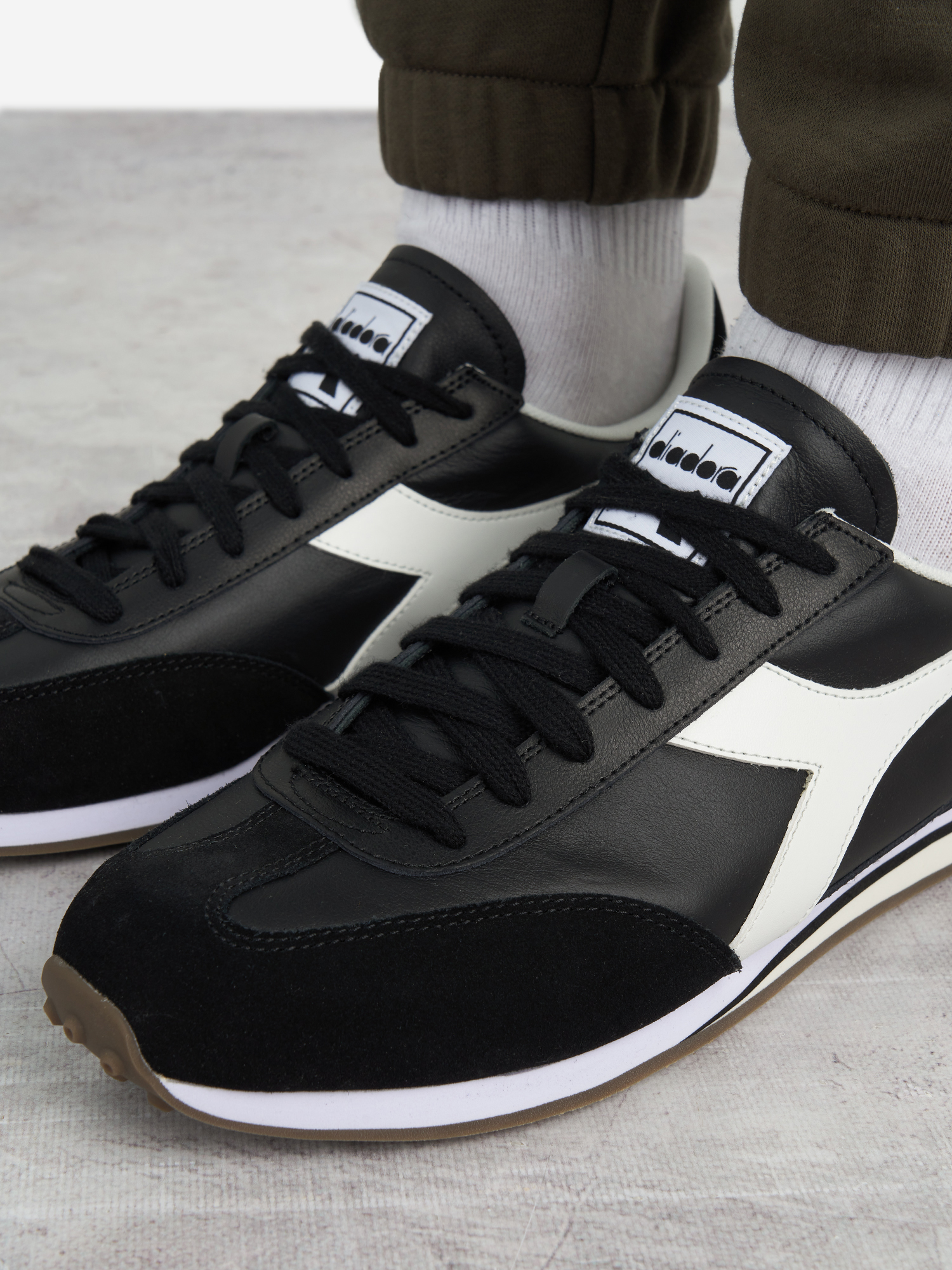 фото Кроссовки мужские diadora rally l, черный