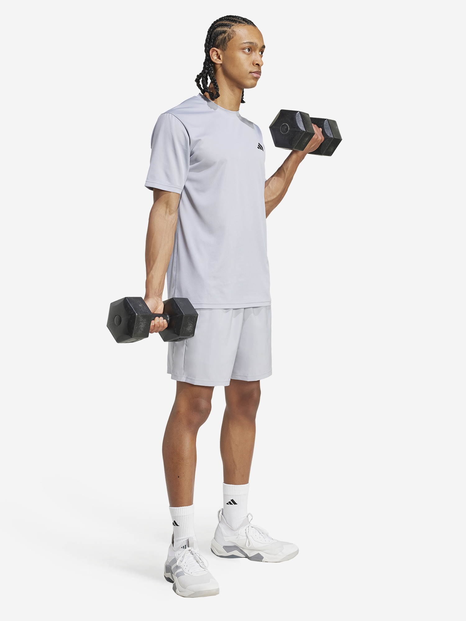 фото Футболка мужская adidas, серый