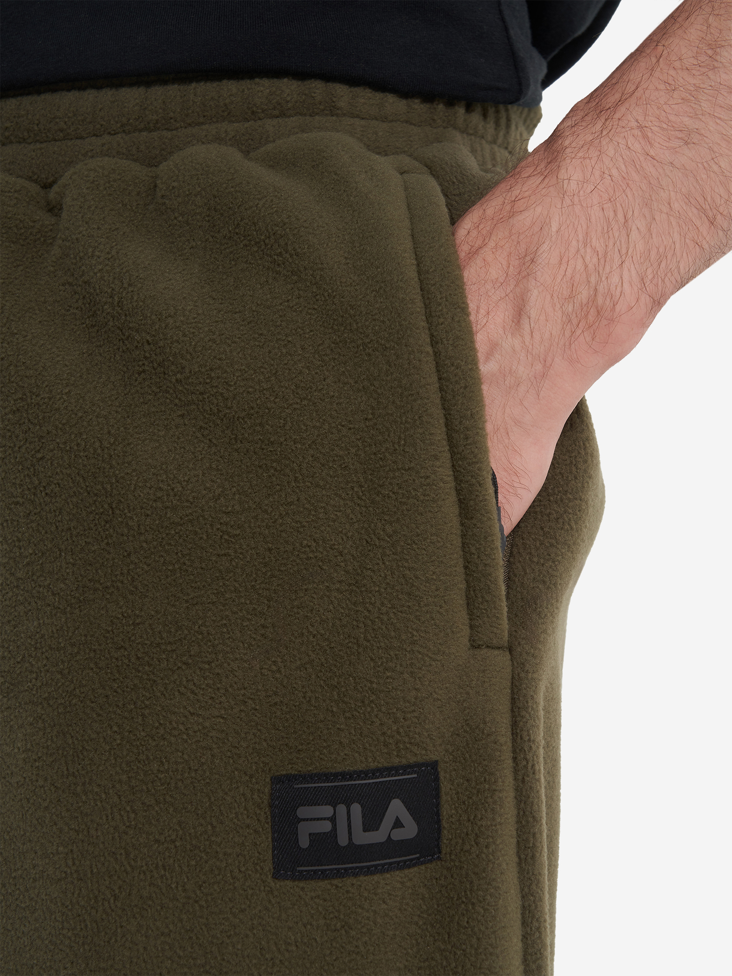 фото Брюки мужские fila, зеленый