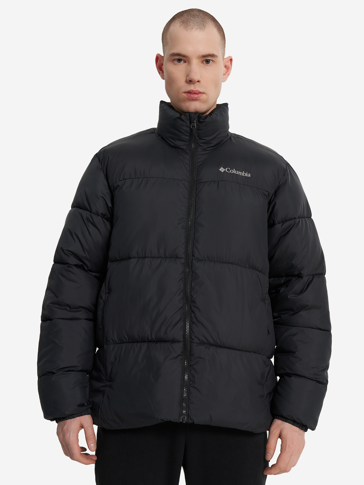 фото Пуховик мужской columbia puffect iii jacket, черный