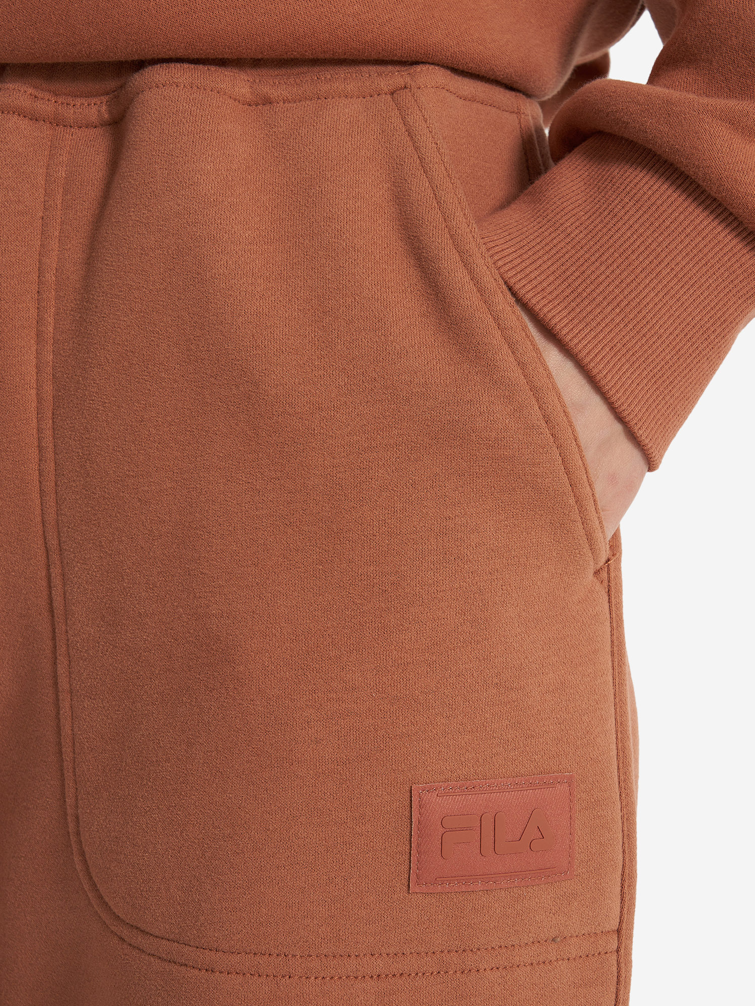 фото Брюки женские fila, коричневый