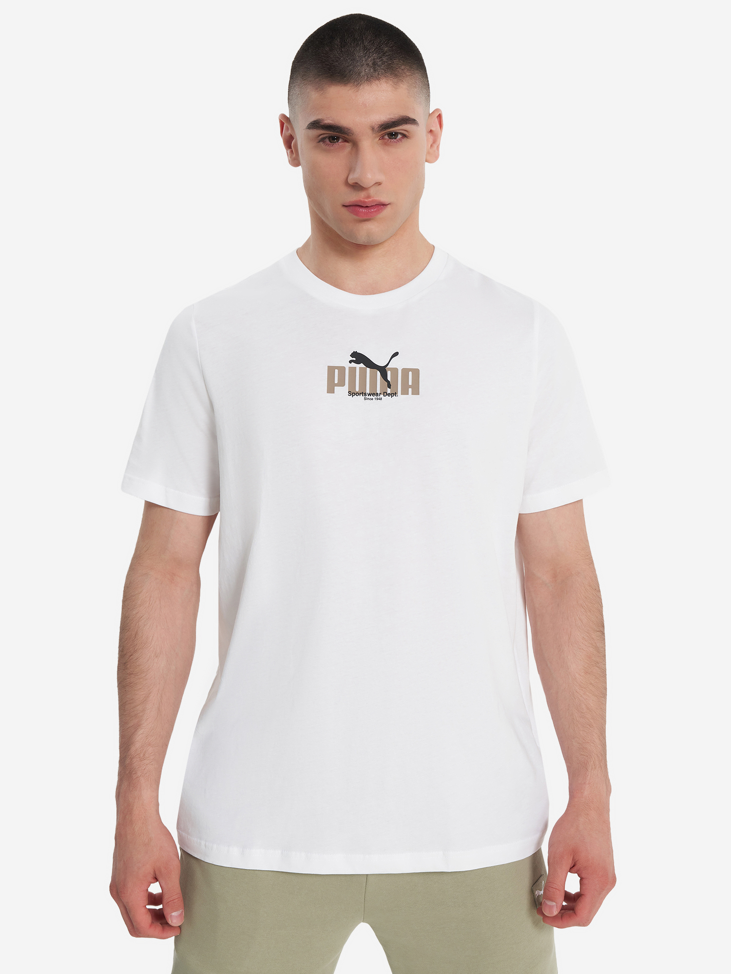 фото Футболка мужская puma graphic, белый