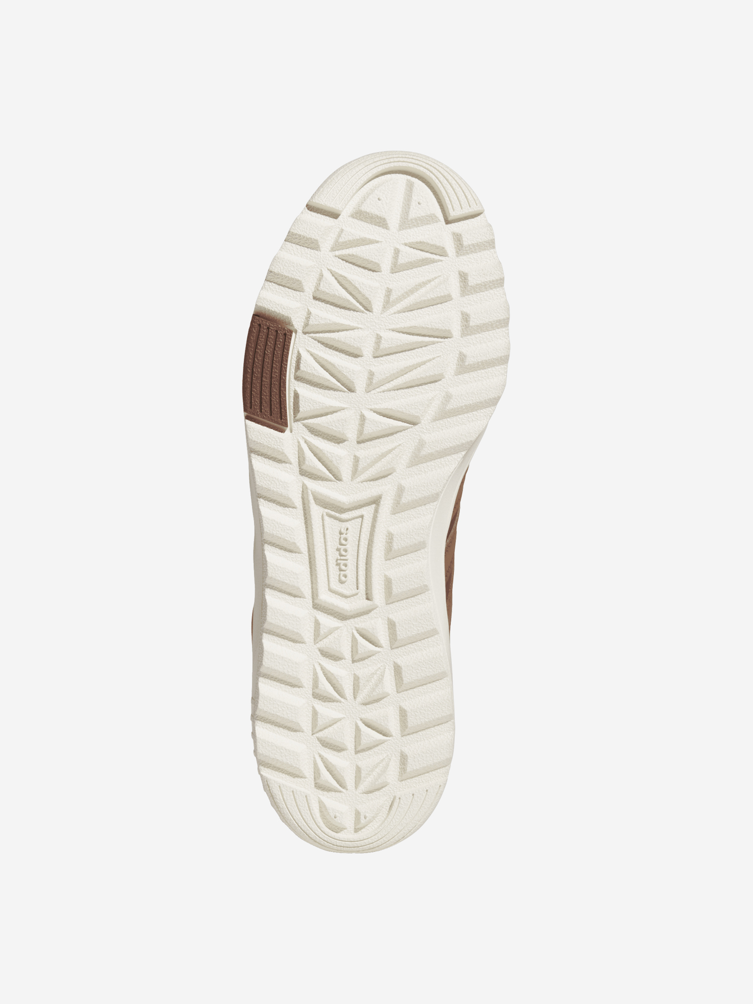 фото Кеды утепленные женские adidas hoops 4.0 winterized, коричневый