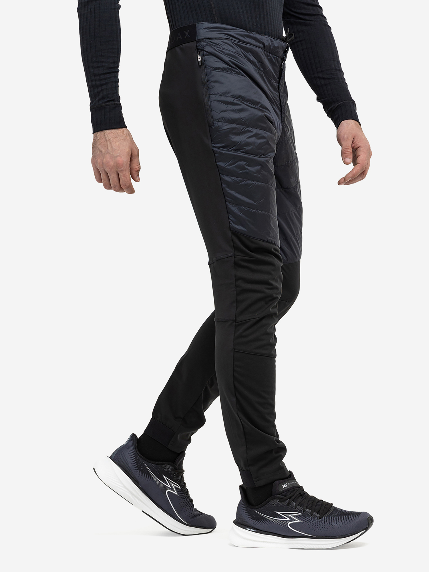 фото Брюки утепленные мужские moaxsport royal, черный