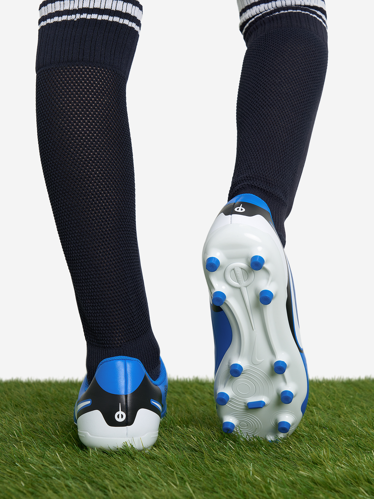 фото Бутсы для мальчиков nike jr. tiempo legend 10 club mg, синий