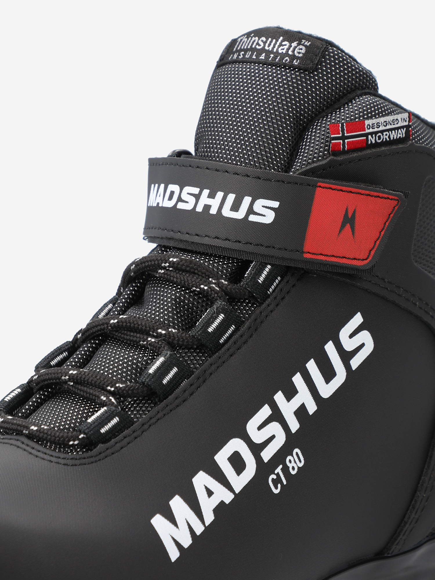 фото Ботинки для беговых лыж детские madshus ct80 jr, черный