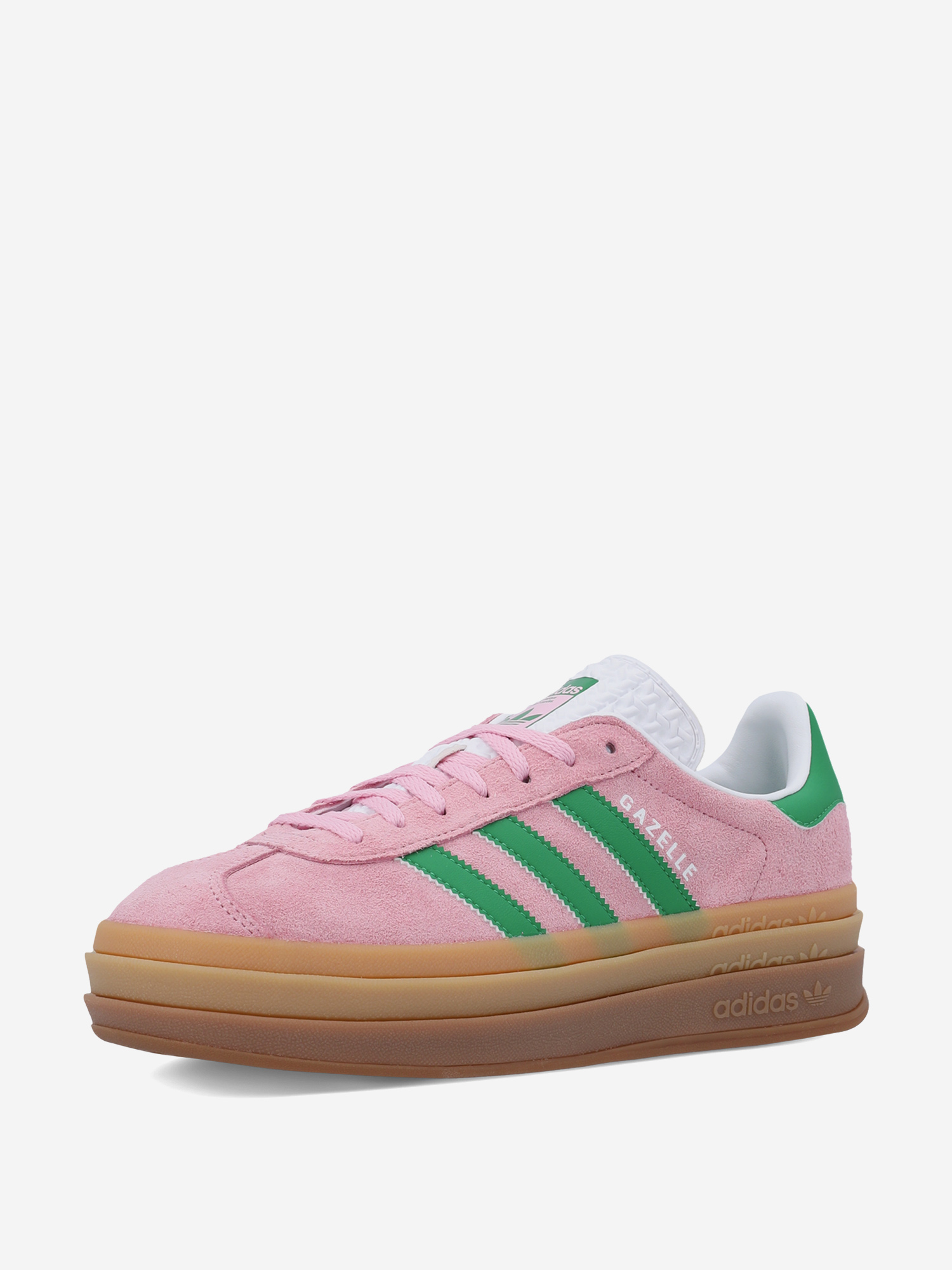 фото Кеды женские adidas gazelle bold, розовый