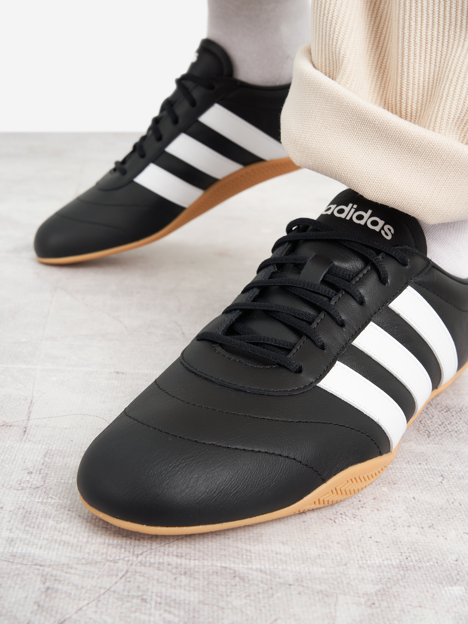 фото Кеды женские adidas grand court lo, черный