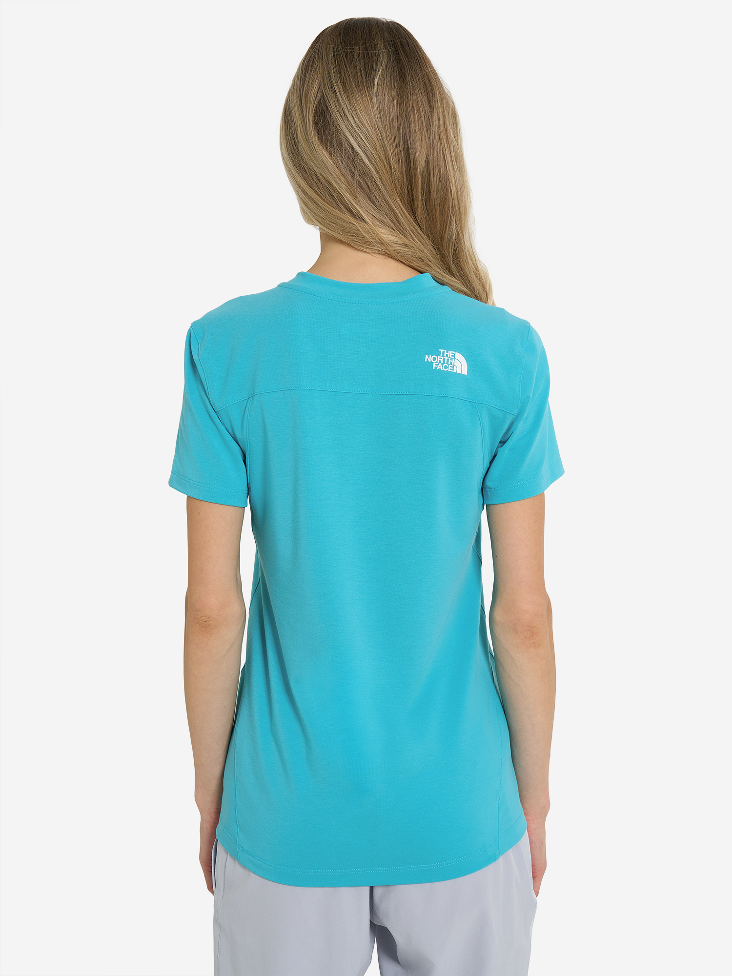 фото Футболка женская the north face lightning alpine, голубой