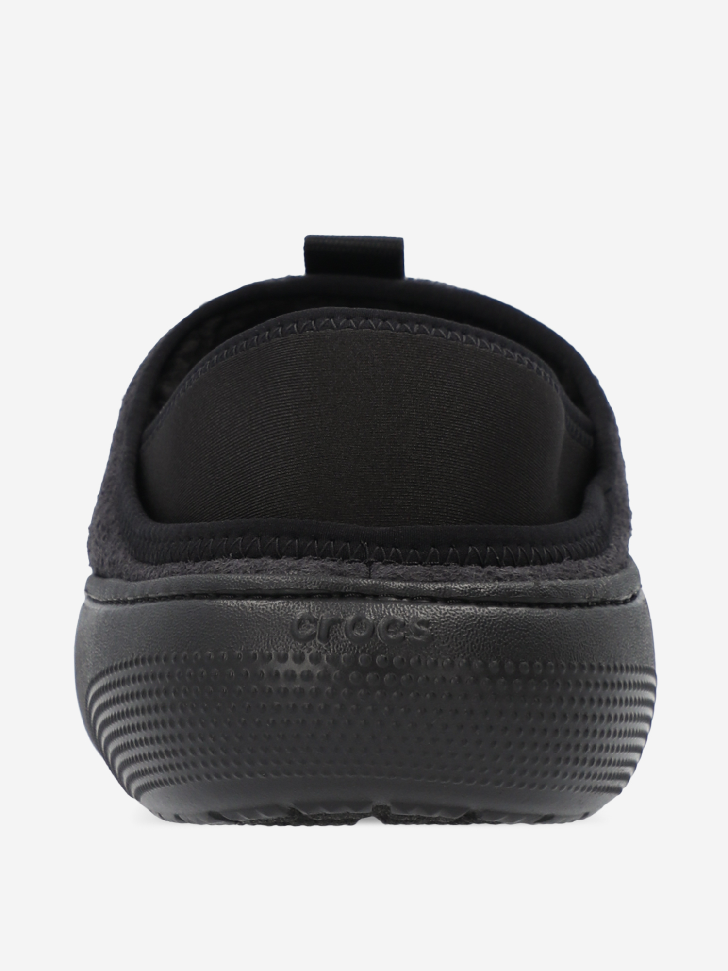 фото Слипоны утепленные мужские crocs classic sueded moc, черный