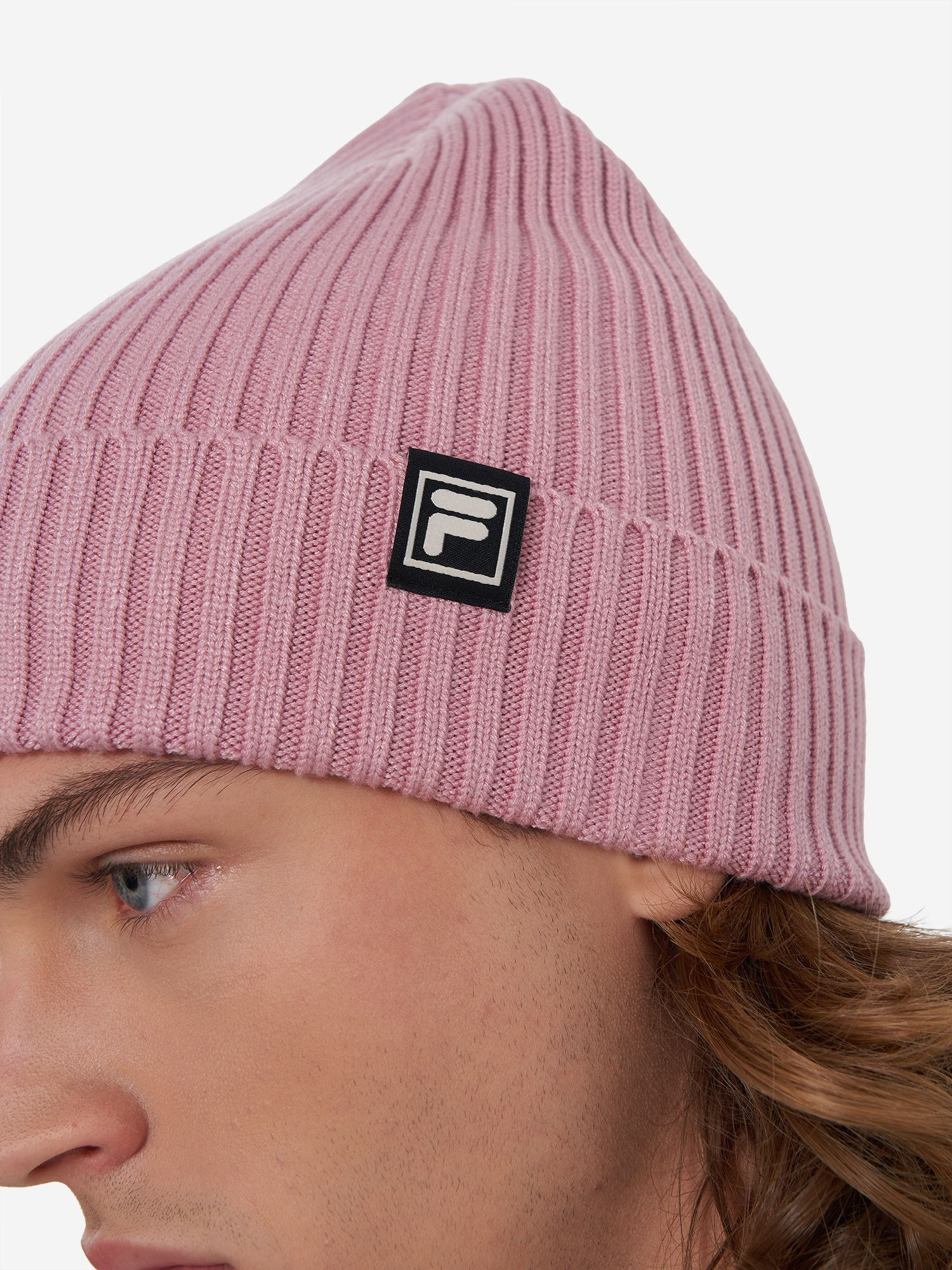 фото Шапка fila, розовый