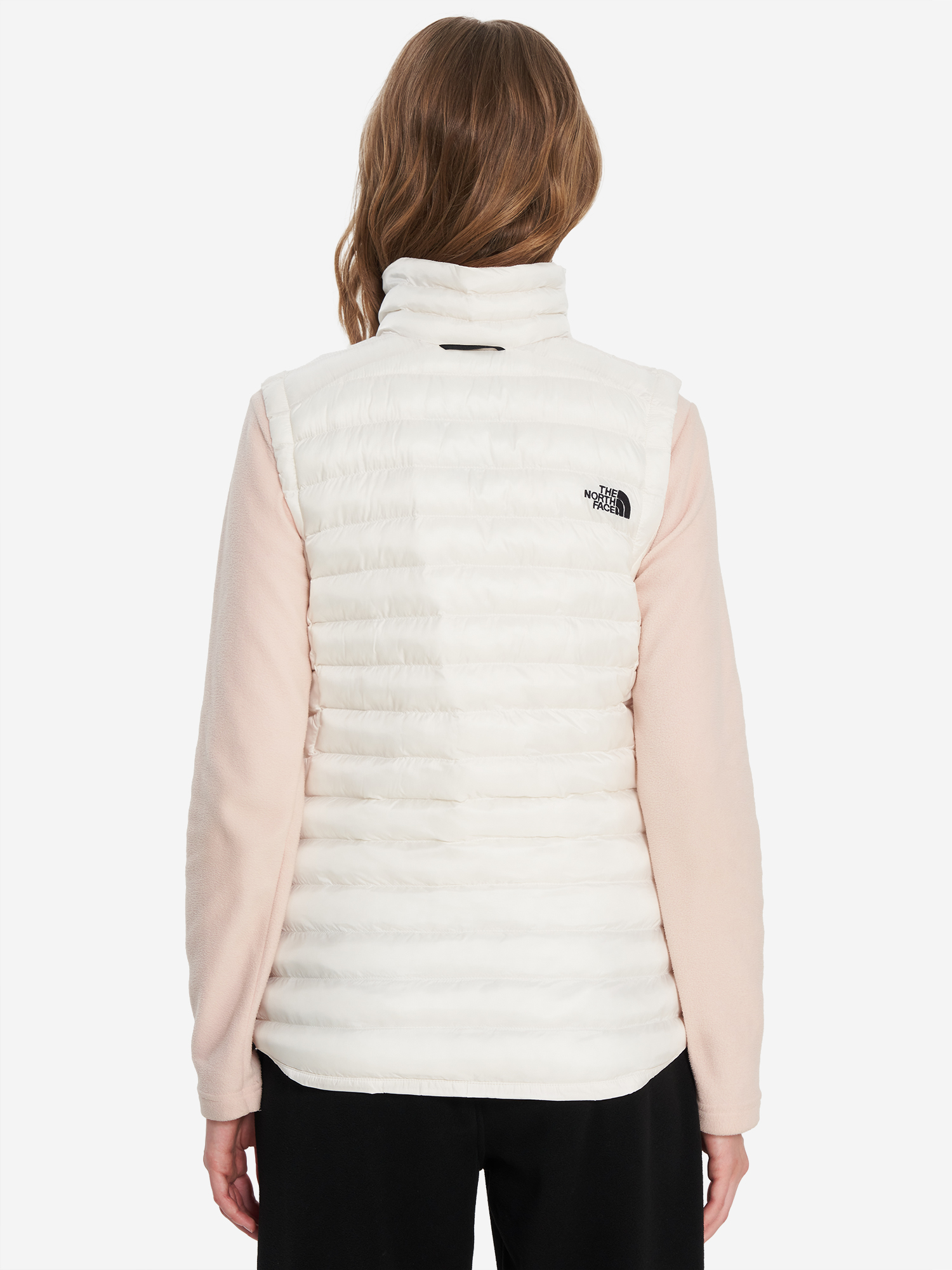 фото Жилет утепленный женский the north face huila synth, бежевый