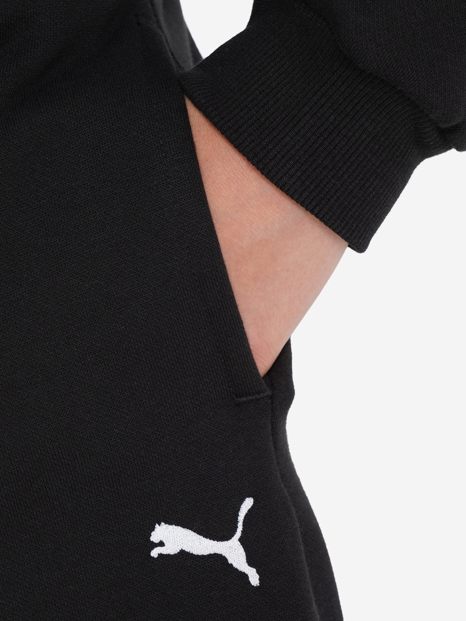 фото Брюки для мальчиков puma basketball hoopstellations, черный