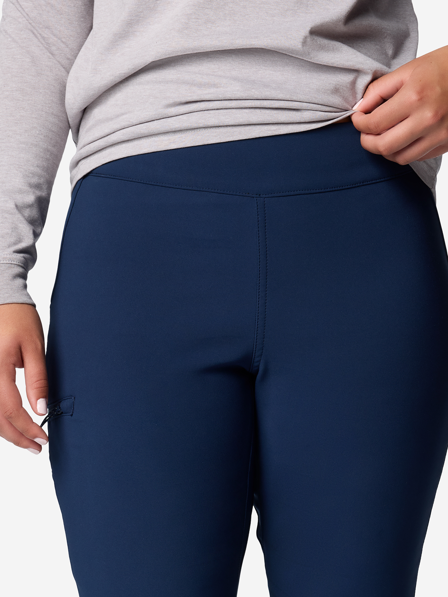 фото Брюки женские columbia back beauty high-rise pant, синий