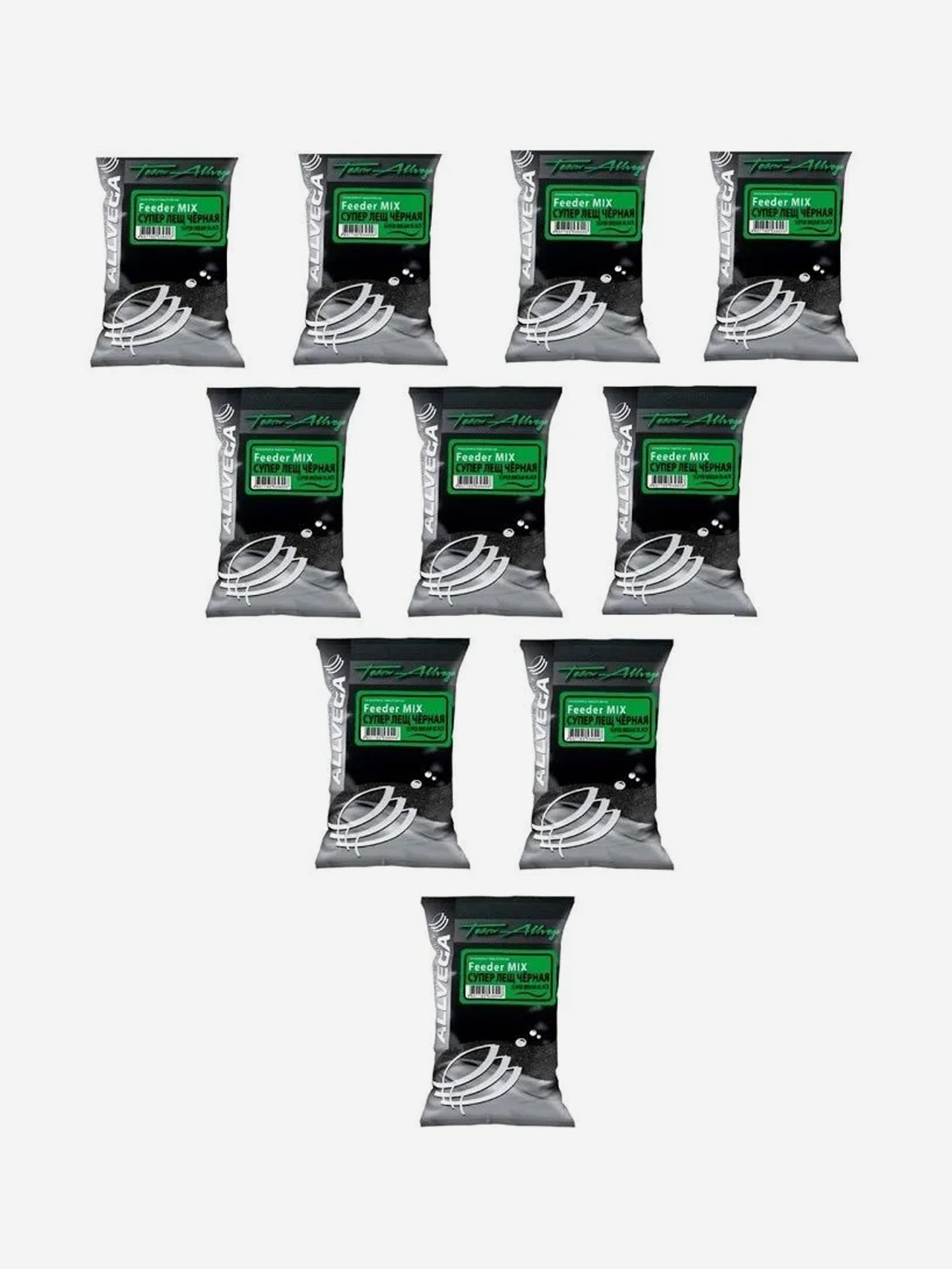 Прикормка натуральная ALLVEGA "Team Allvega Feeder Mix Super Bream Black" (СУПЕР ЛЕЩ ЧЕРНАЯ) набор 10 штук по 1кг, Черный
Прикормка натуральная ALLVEGA "Team Allvega Feeder Mix Super Bream Black" (СУПЕР ЛЕЩ ЧЕРНАЯ) набор 10 штук по 1кг, Черный