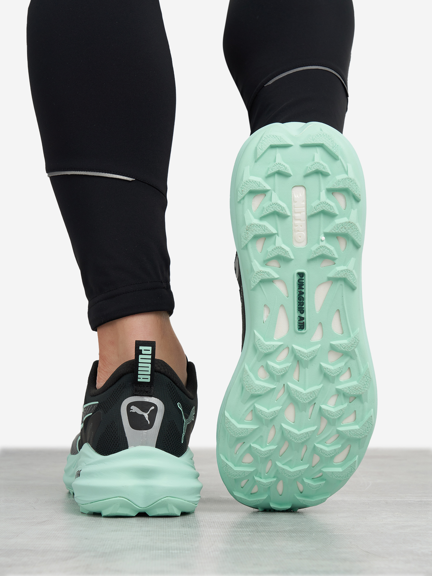 фото Кроссовки мужские puma voyage nitro 4, зеленый