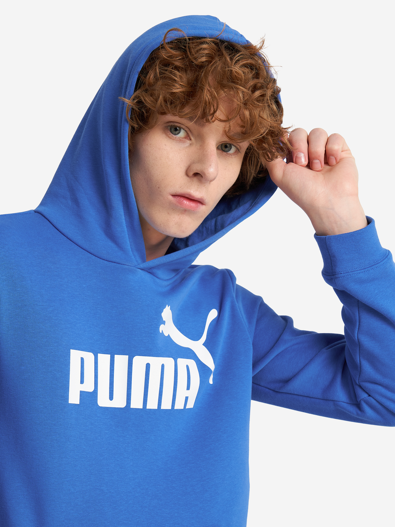 фото Худи для мальчиков puma ess, голубой