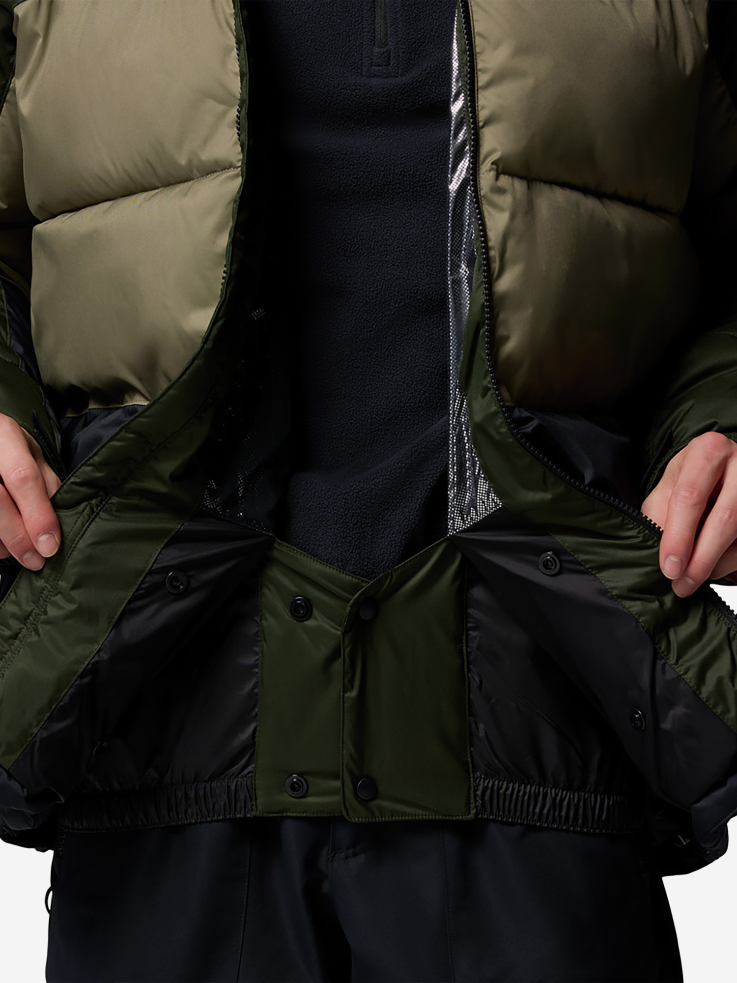 фото Куртка утепленная мужская columbia slope style jacket, зеленый