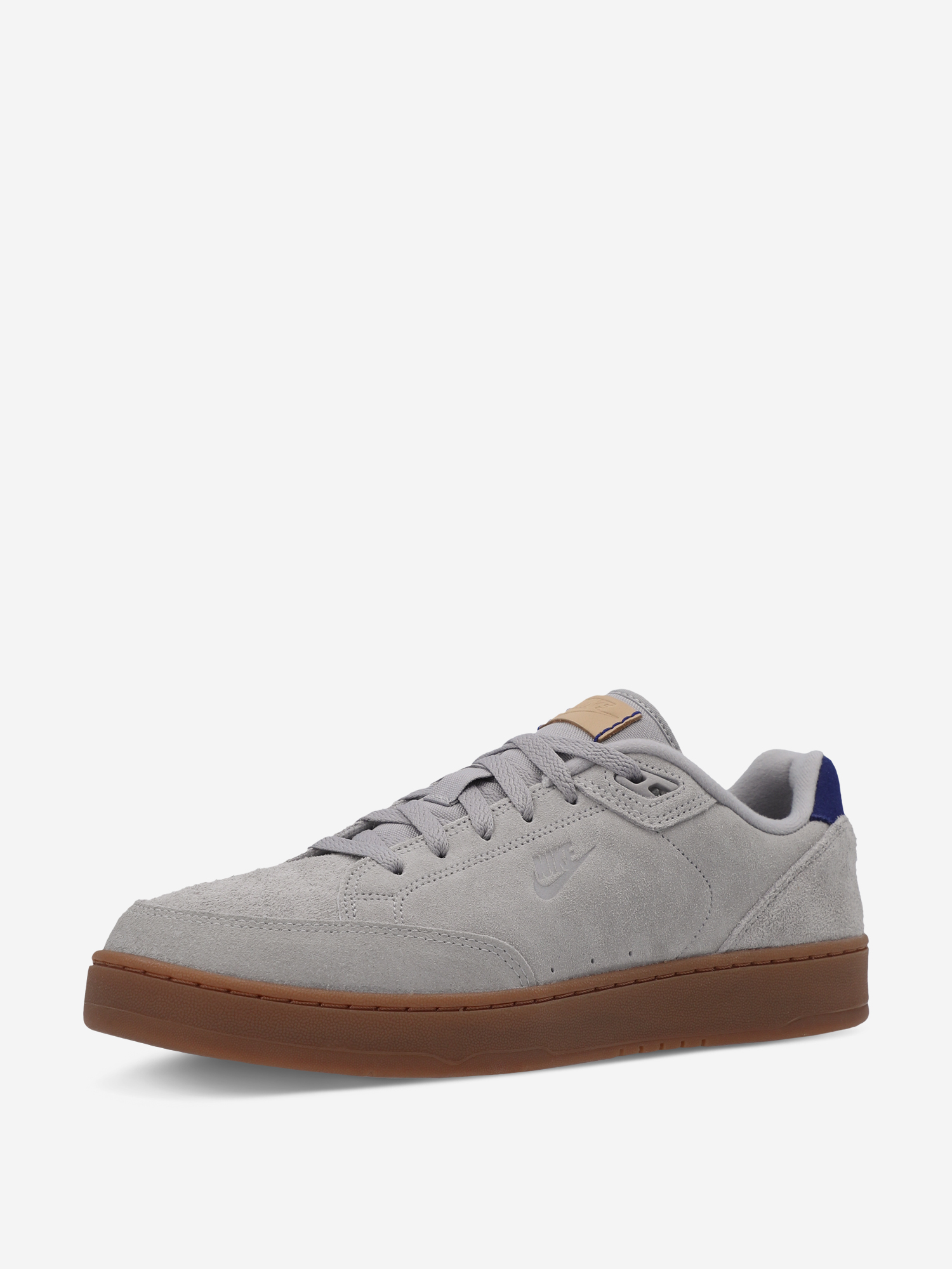 фото Кеды мужские nike grandstand ii suede, серый