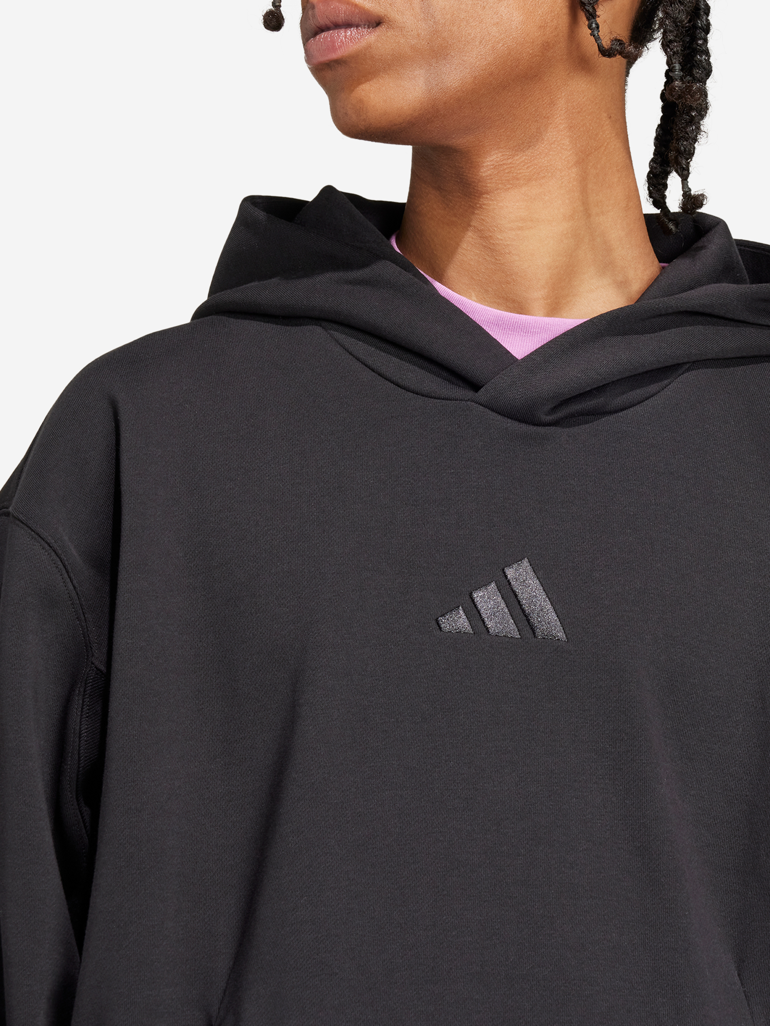 фото Худи мужское adidas, черный