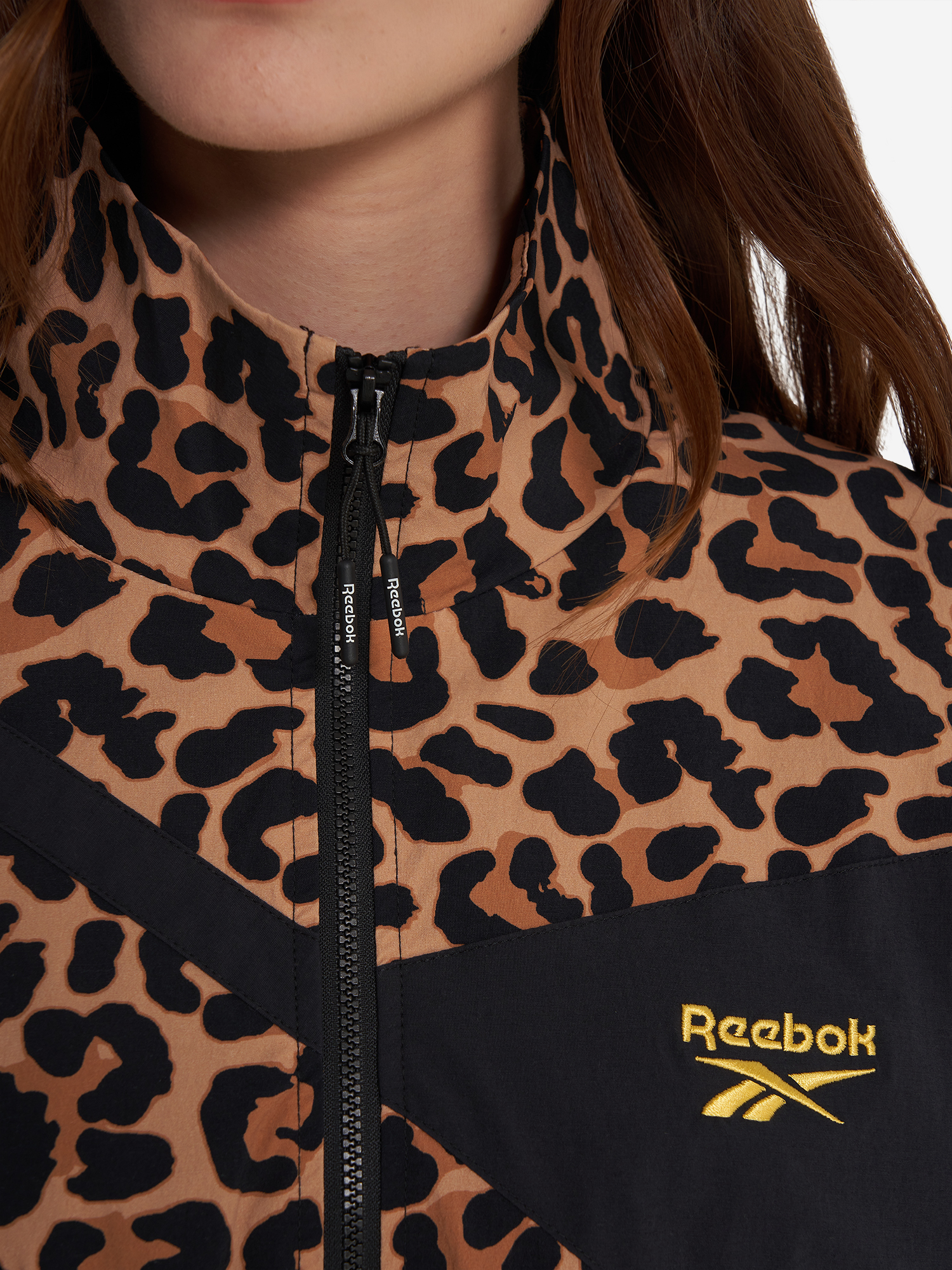 фото Толстовка женская reebok vector track, черный