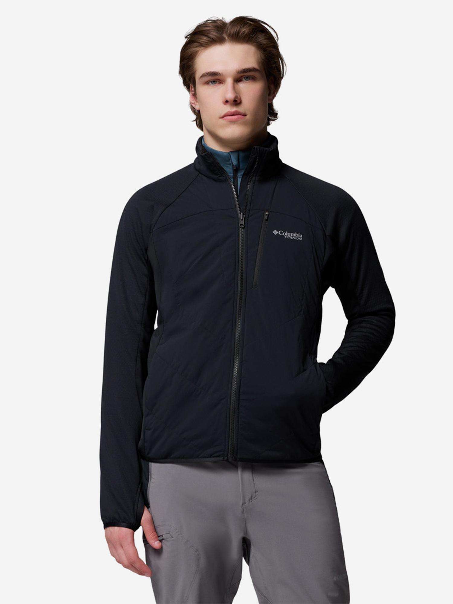 фото Толстовка мужская columbia arctic crest, черный