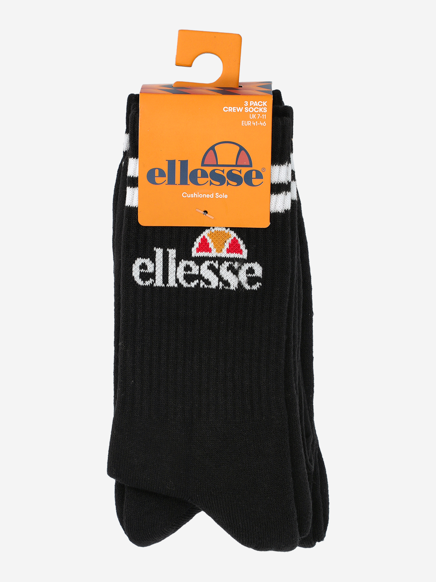 фото Носки ellesse pullo, 3 пары, черный