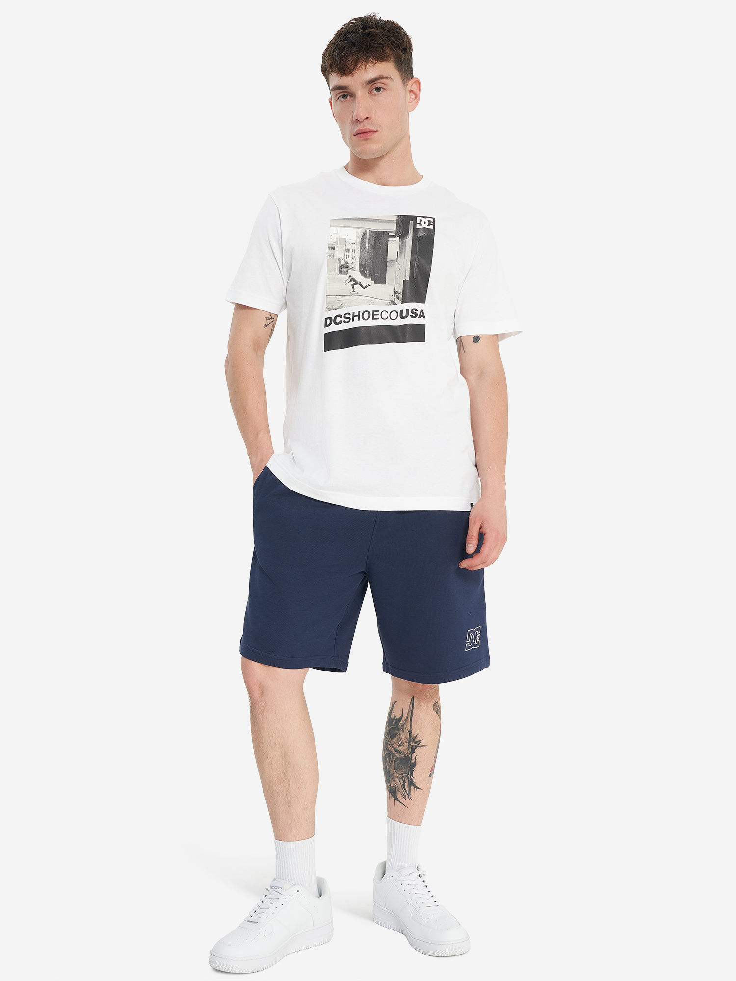 фото Шорты мужские dc shoes anafront, синий