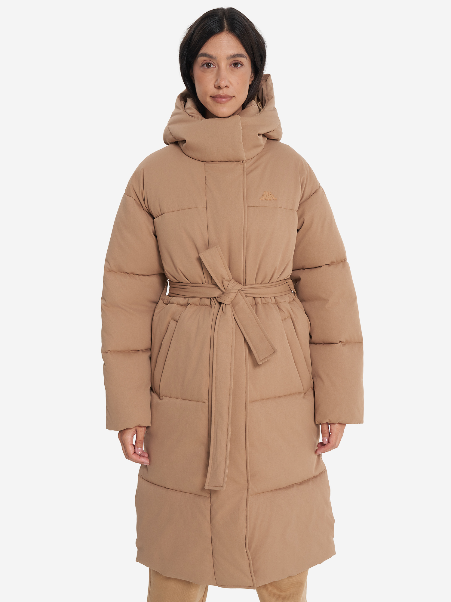 фото Пальто утепленное женское robe di kappa, бежевый