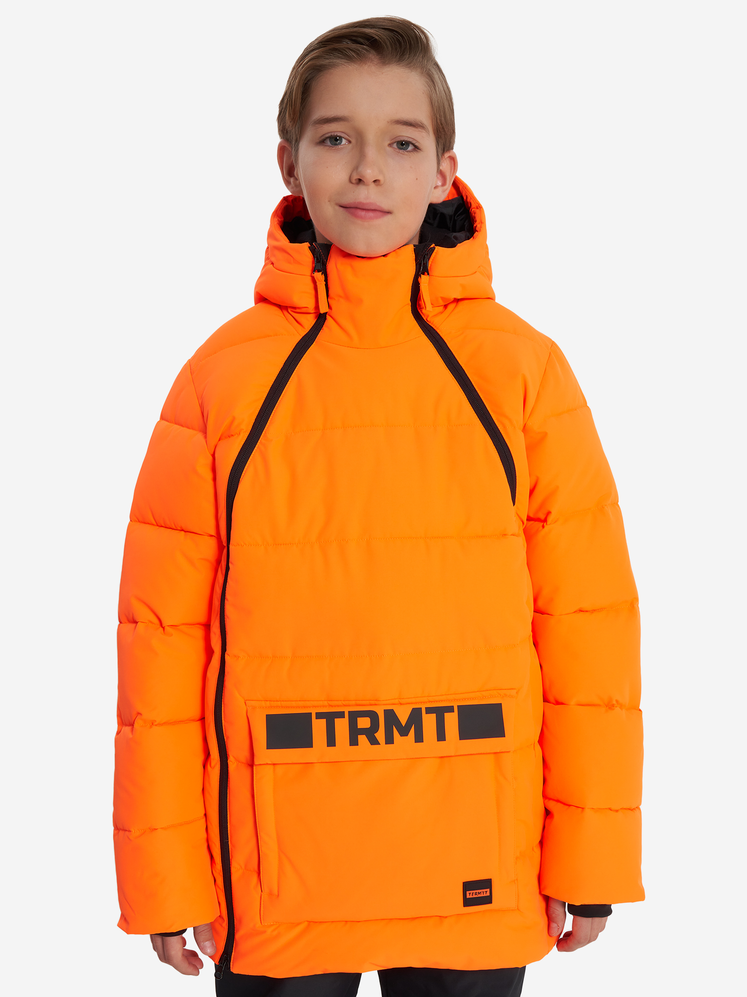 фото Пуховик для мальчиков termit, оранжевый