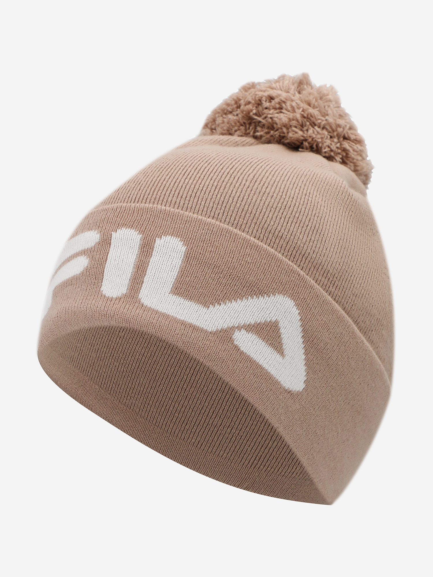 фото Шапка для девочек fila, бежевый