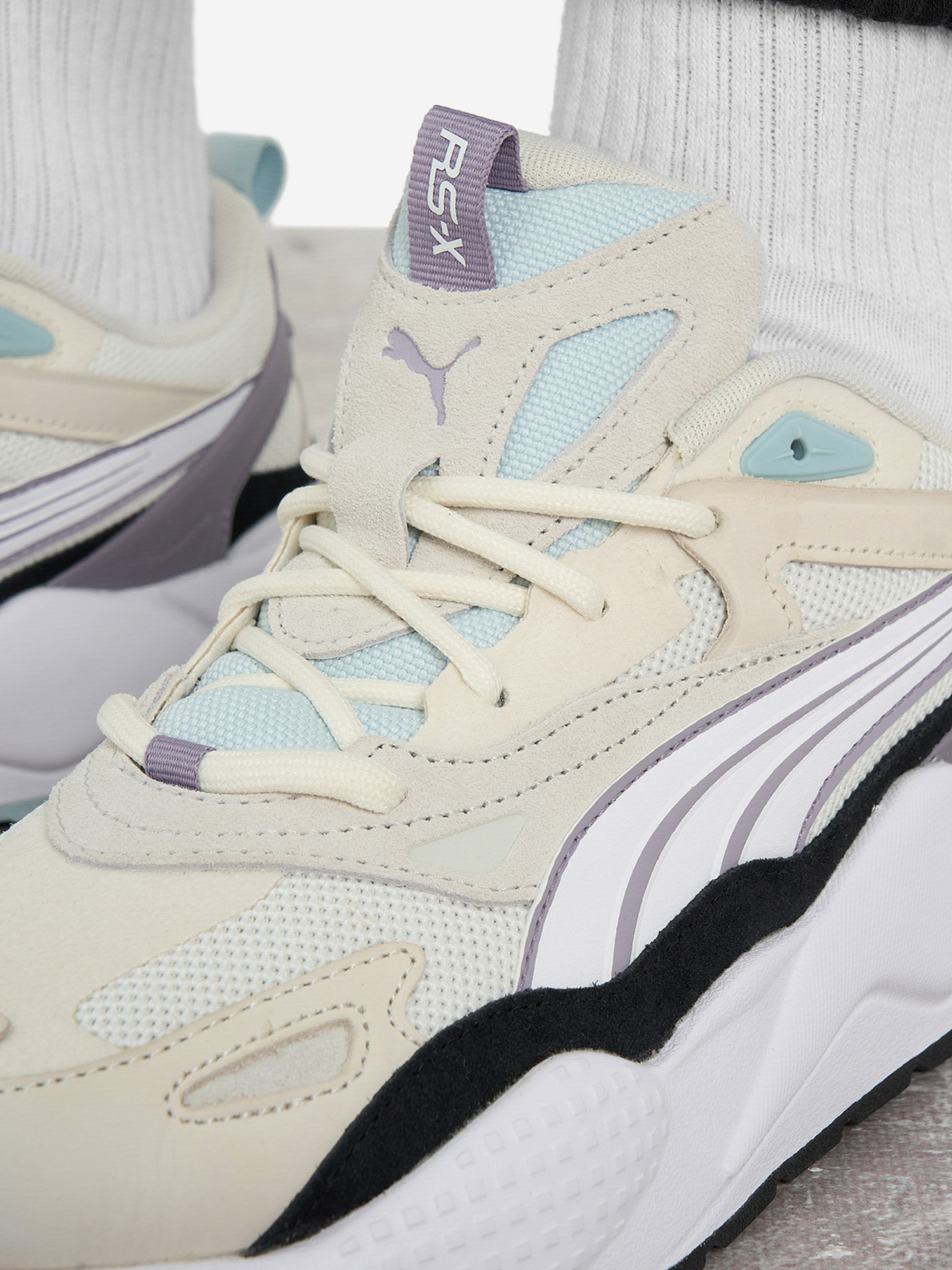фото Кроссовки мужские puma rs-x efekt, бежевый